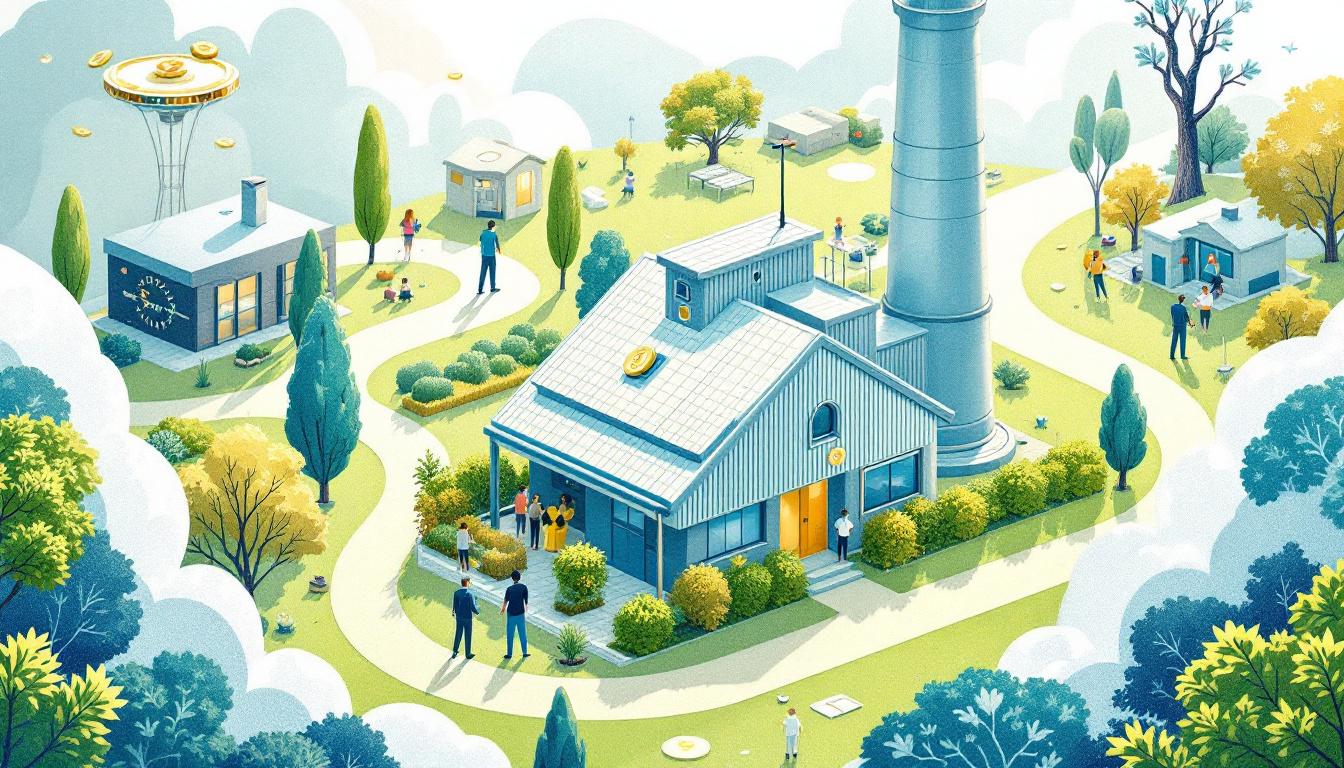 stablecoins blockchain mortgage lending